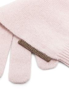 Brunello Cucinelli Kids Kasjmier handschoenen - Roze