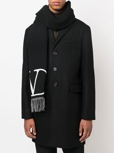 Valentino Sjaal met logoprint - Zwart