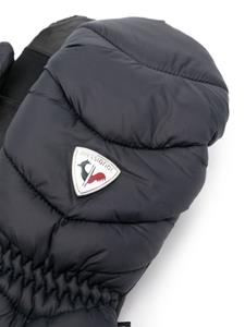 Rossignol Premium logo-appliqué gloves - Zwart