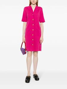 Saint Laurent Pre-Owned short-sleeve midi dress - Roze
