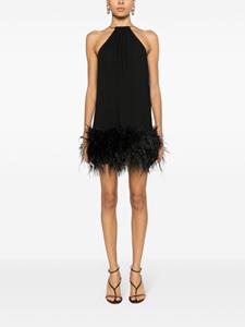 Cult Gaia Mini-jurk met veren afwerking - Zwart
