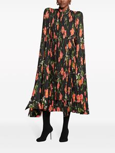 Balenciaga Geplooide jurk - Zwart