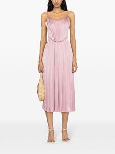 Zimmermann silk corset dress - Roze