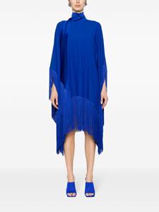 Taller Marmo fringed-trim mini dress - Blauw
