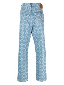 Nanushka Jeans met monogramprint - Blauw