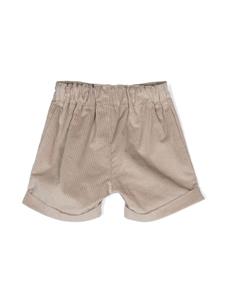 Siola corduroy cotton shorts - Beige
