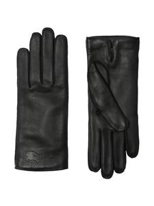 Burberry EKD-debossed leather gloves - Zwart