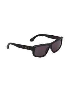 Marni Annapuma Circuit rectangle-frame sunglasses - Zwart