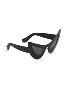 Marni Char Dham cat-eye sunglasses - Zwart