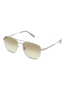 Oliver Peoples Marsan navigator-frame sunglasses - Zilver
