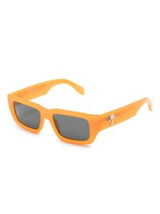 Palm Angels Eyewear Sutter zonnebril met rechthoekig montuur - Oranje