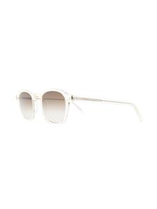 Saint Laurent Eyewear tortoiseshell round-frame sunglasses - Geel