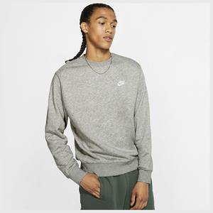 Nike Sweatshirt NSW French Terry Crew - Grijs/Wit