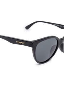 Versace Eyewear Zonnebril met rond montuur - Zwart