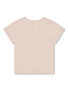 Chloé Kids T-shirt met logo - Roze