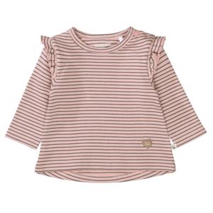 STACCATO Shirt met lange mouwen blush gestreept