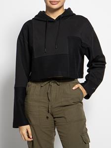 Esprit Collection Kapuzensweatshirt Cropped-Hoodie in Patchworkoptik