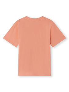 Bonpoint T-shirt met logoprint - Oranje