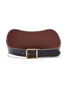 Altuzarra reversible leather corset belt - Zwart