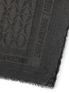 Zadig & Voltaire Glenn jacquard scarf - Zwart
