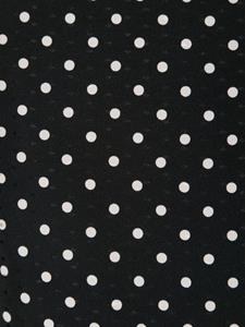 Saint Laurent polka-dot print silk pocket square - Zwart
