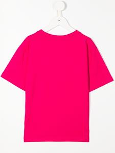 Moschino Kids T-shirt met logo - Roze