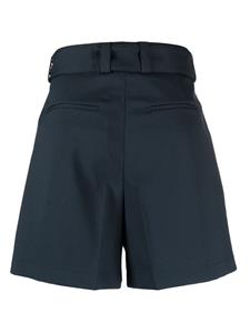 Jil Sander belted wide-leg shorts - Blauw