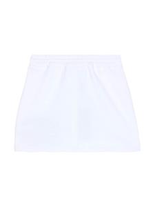 Dolce & Gabbana Kids logo-print cotton skirt - Wit