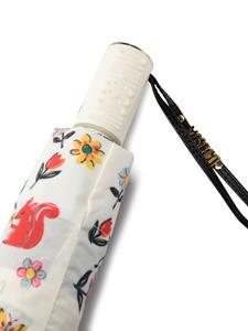 Moschino floral-print foldable umbrella - Beige