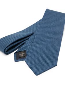 Brioni tonal silk tie - Blauw