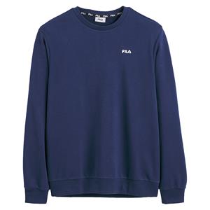 Fila Sweater met ronde hals en klein logo Brustem