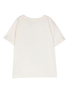 Molo Riley graphic-print organic cotton T-shirt - Beige