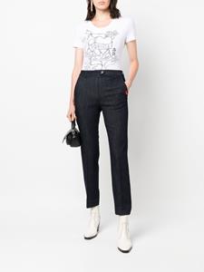 Love Moschino Cropped jeans - Blauw