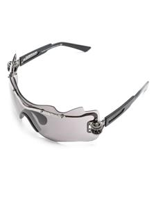 Kuboraum E16 zonnebril met masker montuur - Zwart