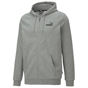 PUMA Essentials Small Logo hoodie met rits, Grijs