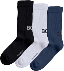 Bjorn Borg 3-Pack Core Crew Socken Mehrfarbig
