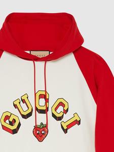 Gucci Katoenen hoodie met logoprint - Wit