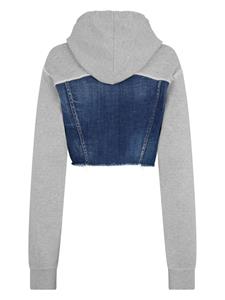 Dsquared2 Cropped hoodie - Blauw