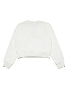Diesel Kids Sweater met geborduurd logo - Wit