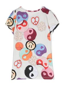 Molo Rimona Yin Yang-print T-shirt - Beige