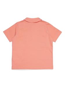 T-shirt met ruches - Oranje