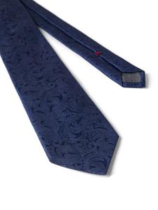 Brunello Cucinelli Zijden stropdas met jacquard - Blauw