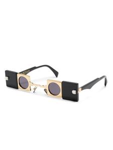 Kuboraum Q50 zonnebril met geometrisch montuur - Zwart