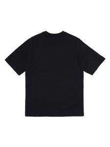 Diesel Kids T-shirt met geborduurd logo - Zwart