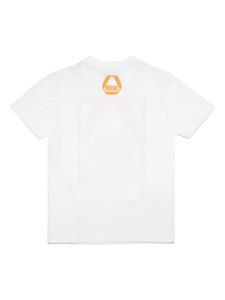 Diesel Kids T-shirt met logoprint - Wit