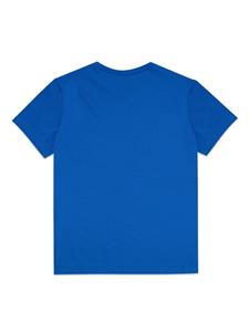 Nº21 Kids Katoenen T-shirt met logoprint - Blauw