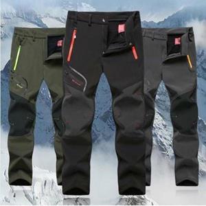 Air-Fashion-18 Winter Fleece Hiking Pants Outdoor Men Camping Climbing Trekking Skiing Trousers