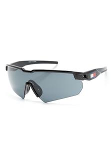 Tommy Hilfiger shield-frame sunglasses - Zwart
