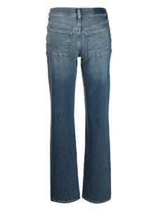 7 For All Mankind Ellie mid-rise straight-leg jeans - Blauw