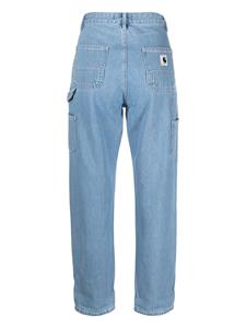 Carhartt mid-rise tapered-leg jeans - Blauw